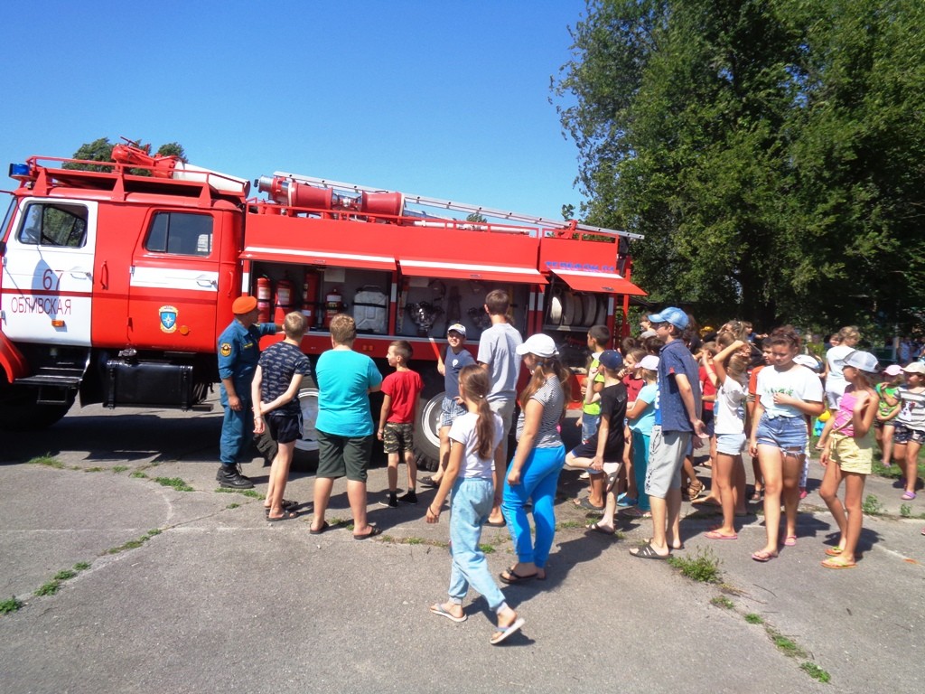 Пожарная безопасность на отдыхе в летних лагерях